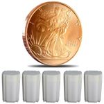 (100) WALKING LIBERTY - 1 OZ COPPER ROUND - BULLION - LOT