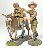 Britains Very Rare “Simpson & Donkey” Australian Army Gallipoli 1915 #23000