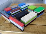 LEGO BASE PLATES BUNDLE 20 med Larger sizes 2 x 16 , 6 x 16 , 6 x 14 ,6 x 12 etc