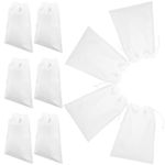 10Pcs Practical Durable Drawstring Storage Bags for Shoes Purses and Travel Use