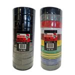 Electrical Insulation Tape 19mm x 20m Rolls PVC Flame Retardant Mixed/Black