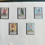 Alderney QEII Stamps 1985 Military Uniforms Set of 5 Mint MNH