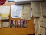 5 BOXED WW 2 MEDALS & 8th ARMY BAR TO 125808 DVR NATHAN CORRIE RASC