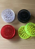 Pocket Portable Plastic Grinders Plain Design Mixed Colours Herb/Tobacco
