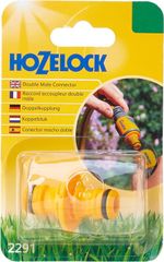 Hozelock 2291 Double Male Connector Garden Hose Pipe Watering Adapter Fitting