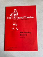 1976 SCARCE THE MATING SEASON PROGRAMME SID JAMES GRAND THEATRE WOLVERHAMPTON