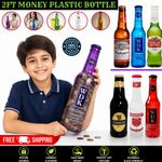2FT Giant Coca Cola Money Bottle Plastic Bottle Saving Coin Piggy Bank Uk 60cm