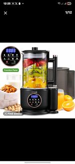 10-in-1 Powerful Countertop Blender  Soybean Milk Machine, Soup Maker/ Nut Milk