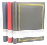 SELF ADHESIVE LARGE PHOTO ALBUMS TOTALLING 60 SHEETS 120 SIDES ALBUM X 3