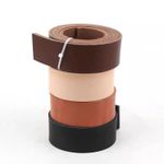 4mm thick Genuine Veg Tan Belt Blanks Cowhide Leather Strip Bag Strap 50-150cm