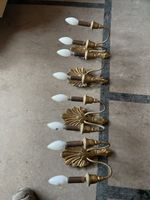 Wood Crafted 2 Arm Wall Sconces