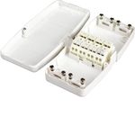 10 pack x Hager J804 4 Terminal, 20A Junction Box