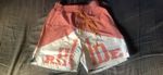 Rhude Men’s Shorts M Pink & White Colourblock Drawstring Bottoms