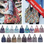 Large Reusable Foldable Shopping Bag Eco Grocery Beach Tote Shoulder Bag