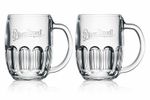 Set of 2 Pilsner Urquell Glass Beer Mugs – Classic Pint Tankards