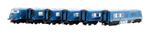 GRAHAM FARISH N GAUGE 371-740 MIDLAND PULLMAN NANKING BLUE SIX CAR UNIT