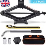 2.5T Scissor Jack Universal Car Emergency Kit with Lug Wrench Tire Changing Kit