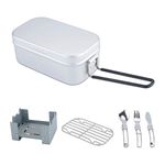 Solo Aluminium Mess Tin & Mini Stove Set (800ml)