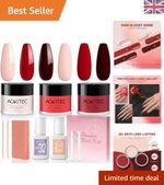 Beginner-Friendly 3-Colour Dip Powder Manicure Kit with 2-in-1 Base & Activator
