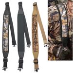 Gun Sling with Non-slip Padded Adjustable Strap Swivel for Hunting Rifle Shotgun