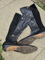 Vintage luxury Gina London designer Boots handcrafted in England.