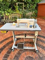 Brother S-1000A-3 Industrial Lockstitch Sewing Machine, Electronic, Table