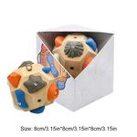 Handcrafted Boulder Block - Build Strength and Precision Solid 10cm Wooden Boul