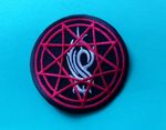 Rock Music Sew / Iron On Embroidered Patch:- Slipknot (b)