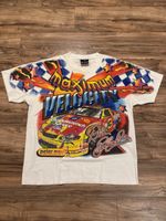 Vintage 90s Dale Earnhardt Maximum Velocity NASCAR Peter Max AOP Size Large