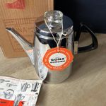 SONA J902 COFFEE PERCOLATOR STAINLESS STEEL BOXED