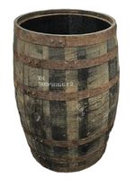 OAK WHISKY BARRELS - CHOOSE YOUR SIZE - WOODEN PLANTERS / TUB / MINI POND / POT