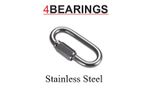 3.5MM TO 8MM  QUICK LINKS STAINLESS STEEL MARINE **PLEASE CHOOSE**