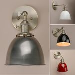 VINTAGE INDUSTRIAL STYLE SCONCE IRON LAMP SHADE RUSTIC WALL LIGHT LOFT WALL LAMP
