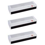 3 x Pro-Elec PEL00925 Over Door Air Curtain Fan Heaters 3kW