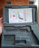 Ruger GP100 Plastic Hard Case and Manual - Revolver Pistol Shooting Gun