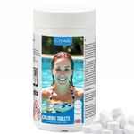 1KG Chlorine Tablets for Pool Spa Hot Tubs 4in1 Multifunctional Cleaning 50x20g