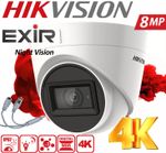 HIKVISION 4K CCTV 8MP EXIR Camera 60M IR Distance Night Vision Outdoor 4 in 1 UK