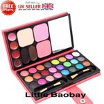 Girls Princess Pretty Makeup Set Pink Sparkling Make Up Kid Children Kit Gift UK