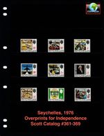 $29.30 Scott Value - 1976 SEYCHELLES Independence definitives ovpt CV MNH NH UMM