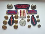 NAVAL GENERAL SERVICE MEDAL,ROYAL MARINE COMMANDO R H LUDLOW,MALAYA CLASP