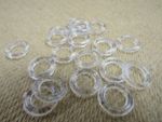 Round Austrian Blind Rings Clear Plastic 10mm (5mm inner) Choose Pack Size CR8