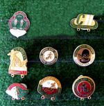 8 Cradley Speedway badges (sg 11)