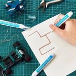 Electronics Copper Conductive Paint Pen DIY Design Circuit Making Repair Tool UK
