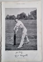 1899 Antique Large Photo Print GERALD WEIGALL Cricketer CAMBRIDGE Cricket 131