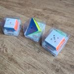 Qiyi MS Speed Cube Bundle 2x2 3x3 and Pyraminx Used Good
