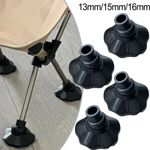 Prevent Chair Feet Sinking with Outdoor Camping Chair Foot Pads Pack of 4
