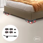 Heavy Duty Lifter Movers 4-Sliding Wheels Mover Lifting Set 360° Rotatable UK