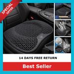 BBCARRO Honeycomb Gel Seat Cushion Ergonomic Chair Pad Breathable Washable