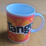 Tango Soft Drinks Advertising Mug - Handle With Care Design, Original.  Display.
