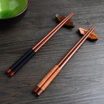 Chinese Chopsticks Wooden Bamboo Stir Fry Party Reusable Japanese Traditional